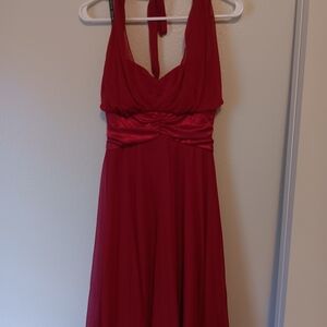 Studio Red Backless Dress